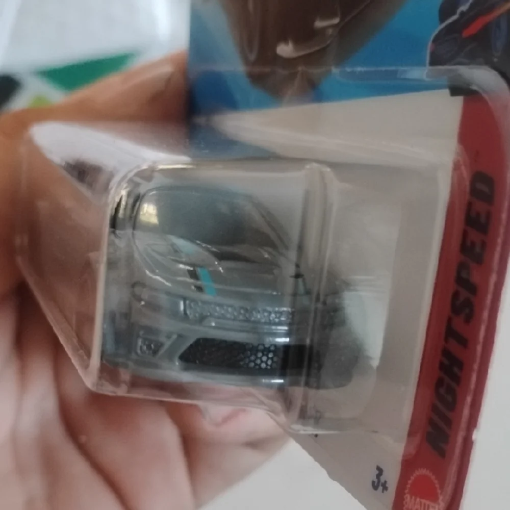Mattel Hot Wheels '20 Dodge Charger Hellcat - Silver with Teal Stripes